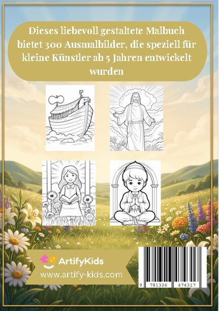 Biblische Geschichten: 300 Ausmalbilder für Kinder – Bild 2