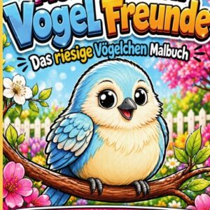 Meine dicken Vogelfreunde: Das riesige Vögelchen Malbuch